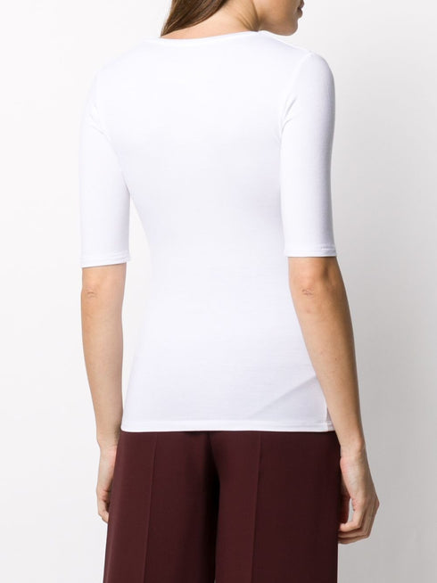 MAJESTIC SCOOP NECK TEE